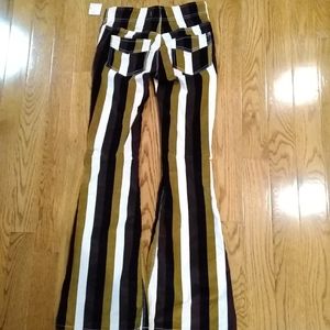 Free People corduroy stripe jeans 27 new with tags